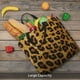 thumbnail image 5 of Easygdp Golden Leopard Glitter Bolsa Tote para Mujer, Bolso de Hombro para Trabajo, Playa, Viajes, Compras y Supermercado, 5 of 7