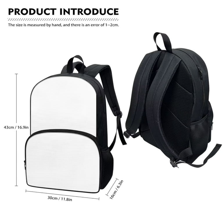Waterproof,Lightweight Mini Classic Backpack Geometric Pattern Zip Front,  Clear Bag