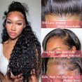 thumbnail image 1 of HAOFAN Water Wave 360 HD Lace Front Wigs Human Hair Wigs for Black Women Water Wave Lace Front Wigs Brazilian Glueless Human Hair Wigs Pre Plucked with Baby Hair (24 inch), 1 of 7