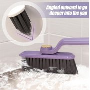 Kitchen Crevice Cleaning Brush Tool:Rotating Crevice Cleaning Brush,Grout Cleaning Brush,Kitchen Gadgets 2024 Upgrade Multi-Function 360° Rotating No Dead Corners Grout Cleaner Brush (3 Pcs, 3 Colors)