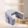 thumbnail image 3 of Soft Lap Desk Pillow for Adult, Extra Large Reading Pillow with Pocket, Arm Rest Pillow, Memory Foam Bed Rest Pillow can Reading, Working in Bed Floor Sofa (Grey), 3 of 7