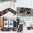 thumbnail image 5 of Pioneer Flower Floral Print Pattern Kitchen Rugs Sets Of 2,Anti Fatigue Kitchen Mat Rugs Non Slip Washable,Decorative Kitchen Floor Mats for Kitchen,Sink,Laundry,17"x30"+17"x47", 5 of 7