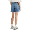 thumbnail image 3 of Levi's WELL SURE Women's 501 Mid Thigh Jean Shorts, US 34, 3 of 3