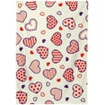 thumbnail image 2 of GZHJMY Valentine's Day Love Heart Tablecloth, Rectangle Waterproof Washable Polyester Table Cover for Picnic Dinner Holiday Party Decor, 60 x 60 Inch, 2 of 7