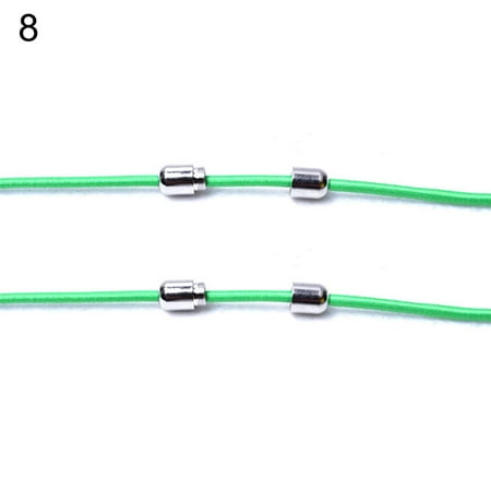 

Happyhome 2Pcs Unisex Lazy Elastic No Tie Round Sneaker Shoe Replacement Lace Strings
