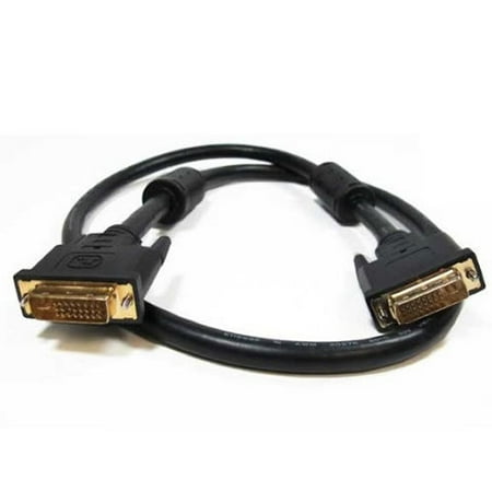 20' Analog Audio - AYA DVIIF-1MM 3Ft. DVI-I Dual Link (24+5) Male to Male Digital/Analog Video Cable Ferrites
