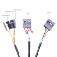 thumbnail image 3 of PC Power Button Switch, 3.9ft Cable 2 USB Interfaces Desktop Computer Switch Space Saving  For Office, 3 of 8
