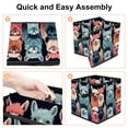 thumbnail image 4 of Alpaca Foldable Toy Box with Handle, 10.8"x10.5"x10.6", Large Capacity Storage Bins, Storage Cubes, Storage Baskets, 4 of 6