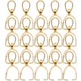 thumbnail image 1 of 20pcs Necklace Pendants Connection Buckles Pendants Clasp Clips Pinch Bails for Jewelry Making, 1 of 8