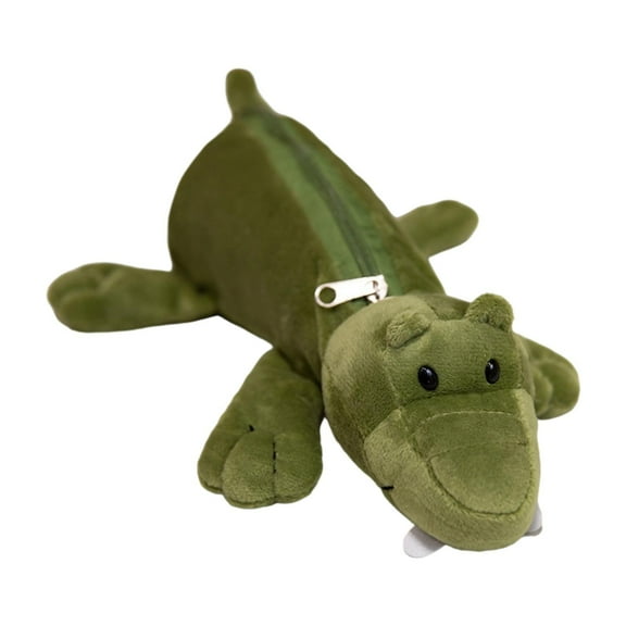 yotijay Plush Pencil Case Animal Stationery Case Stationery Accessories Cartoon Students Crocodile