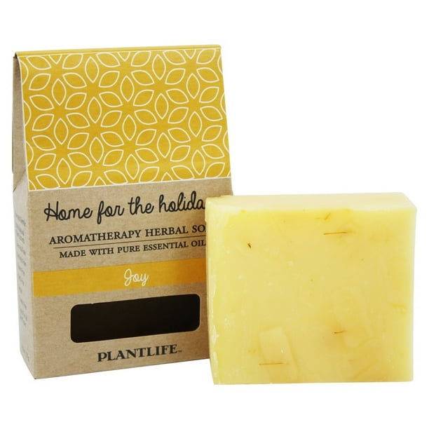 Plantlife Natural Body Care Aromatherapy Herbal Bar Soap Joy 4.5 oz.