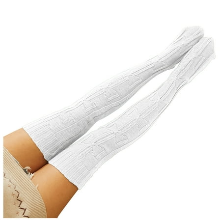 

Cotonie Girls Women Thigh High OVER The KNEE Long Cotton Stockings Gradient Printed