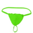 thumbnail image 1 of WZXFASHION Men's Fashion Sretch G-string T-back Micro Thong Briefs Underwear Intimates Green One size, 1 of 5