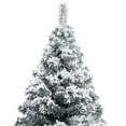 thumbnail image 6 of vidaXL Artificial Pre-lit Christmas Tree with Flocked Snow Xmas Tree Green, 6 of 24