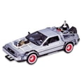 thumbnail image 4 of Welly 1/24 Delorean Volver A El Futuro III Time Machine Metal Plateado, 4 of 8