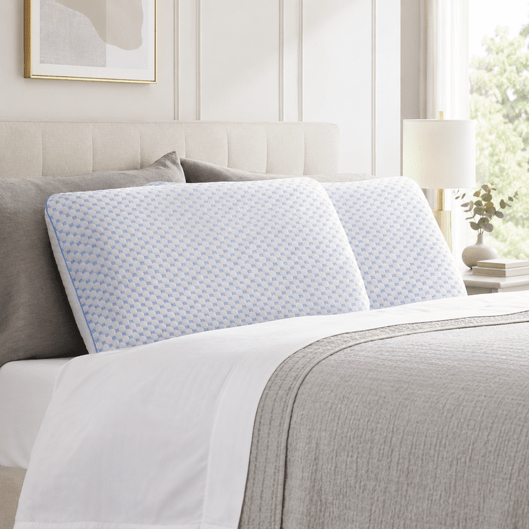 SORMAG Memory Foam Pillow, Gel Cooling, Standard Size photo 8