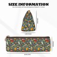 thumbnail image 4 of Xecao Cute Animal Forest Print Leather Pencil Case -Stationery Bag Pen Holder for Work & Office, 4 of 5