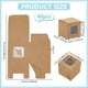 thumbnail image 2 of Mini cajas de regalo de 2 pulgadas con ventana, 40 unidades, cuadradas, plegables, para chocolate, galletas, dulces, jabón casero pequeño., 2 of 9