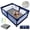 Blue, variant on HioHa Large Baby Playpen with Mat | Premium Spacious Play Yard (71“), Sturdy Steel Frame & See-Through Mesh for Safety | Easy Fold, Portable for Indoor Outdoor Use
