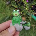 thumbnail image 4 of Tortuga Oruga Rana Escultura Micro Paisaje Maceta Estatua (B) JShteea  Libre de BPA, 4 of 9