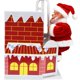 thumbnail image 1 of Christmas Decoration Ladder Santa Claus Climbing Beads Gift Decoration, 1 of 5