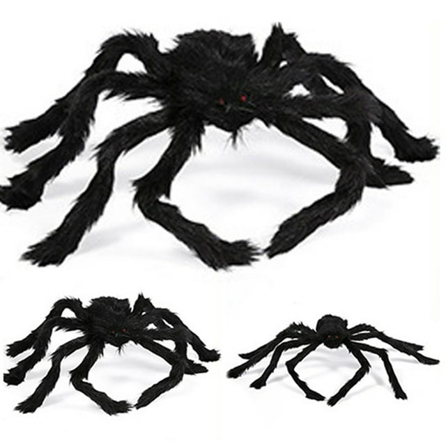 Halloween Spiders Set Scary Funny Realistic Spider Props Prank Toys for Party