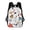 Color-2, variant on Tropical Vibrant Geometric Pattern Art Travel Backpack 17 Inch Laptop Bag Student Backpack