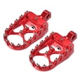 thumbnail image 1 of Par de Pedales CNC para Motocicleta Unique Bargains Rojo, 1 of 1