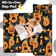 thumbnail image 4 of Halloween Pumpkins and Candy Corn Toddler Nap Mats for Kids Preschool,50"x20" Sleeping Mat Bag or Kids,Toddler Sleeping Bag,Toddler Nap Mat or Daycare, 4 of 6
