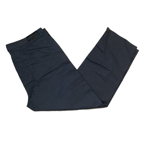CALVIN KLEIN Mens Shark Fin Gray Slim Fit Logo Patch Chino Pants