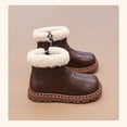 thumbnail image 6 of Krdevn Children's Winter Warm Girls' Leather Shoes Thickened Two Shoes Large Children's Leather Boots,Toddler Girl Shoes,Boys Shoes,Size:11-11.5 Years, 6 of 7