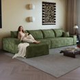 thumbnail image 6 of CKEASEAN 135" Oversized Boneless Couch with Left L-Shape Chaise, Modern Modular Sectional Sofa with Deep Seat, No Assembly Required, Cloud Sectional Couch, Corduroy Fabric, 6 of 10