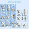 thumbnail image 3 of Christmas Decorative Glass Window Stickers, Static Cling Stickers, New Year's Event Festive Scene Decorations, Shop Window Glass Stickers And Decals., 3 of 7