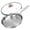With Lid, variant on Titanium Cookware Titanium Frying Pan, Pure Titanium Pan Non Stick Fry Pan with Lid Hand Hammered Cooking Pan for All Stovetops