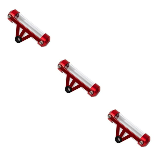 relayinert Aluminum Alloy Easy To Install Motorcycle Tax Disc Holder Waterproof And Durable Waterproof And Not red 3Set