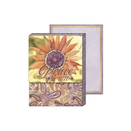 500 Notepads - PUN43907 PUNCH STUDIO POCKET NOTE PAD PEACE SUNFLOWER