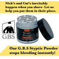 thumbnail image 4 of G.B.S Styptic Powder Helps Stop Minor Nicks and Cuts, 5g, 12 Pack, 4 of 8
