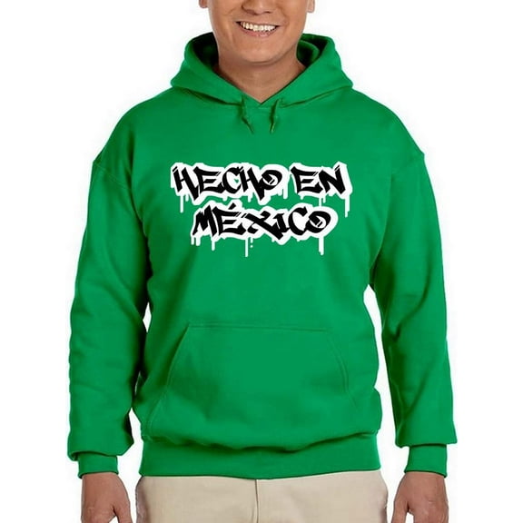 Made In Mexico Guy Hoodie Men -Smartprints Designs, Male Small