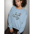 thumbnail image 2 of Butterfly Kind People Sweatshirt Women -Image by Shutterstock, Female Medium, 2 of 4