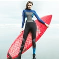 thumbnail image 3 of Women's Full Body Wetsuit Cold Water Keeping Warm Neoprene Diving Suit Rash Guard One-Piece Long Sleeve Zip Quick Dry Sunsuit, 3 of 9