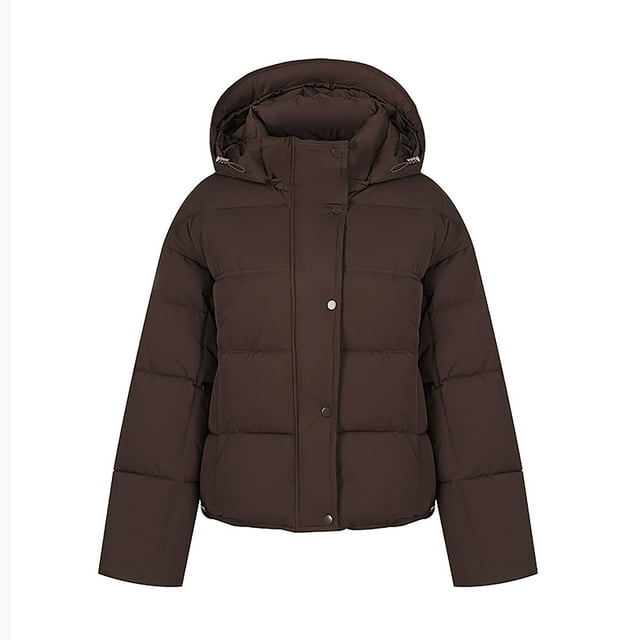 Manteaux pour Femmes, Manteaux pour Femmes Veste à Capuche Décontractée Colorée à Manches Longues Manteaux d'Hiver pour Femmes