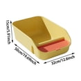 thumbnail image 2 of Cat Litter Box Extra Large Enclosed High Open Top Pet Toilet for Cats Dogs Durable Plastic Indoor Outdoor Use High Sided Minimizes Litter Scatter Spacious Design, 2 of 3