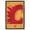 Black Framed Version, variant on NHL Calgary Flames - Logo 25 Wall Poster, 22.375" x 34" Framed