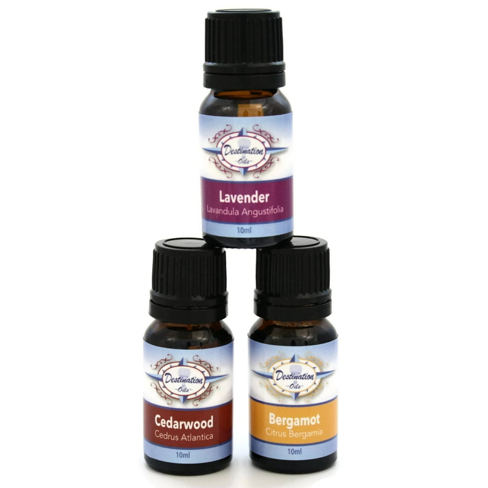 Relaxation Essential Oil Gift Set Cedarwood, Lavender