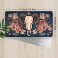 thumbnail image 2 of 1 Pcs 2D Flat License Plate Covers & Frames, Ram Skull For Decorative Front, Waterproof For Decoration Aluminum License Plate Covers & Frames Cover For Men Women, 12" X 6", 2 of 6