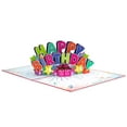 thumbnail image 3 of Happy Birthday Pop Up Card (Hot Pink), 3 of 5