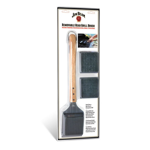 Jim Beam Removable Head Grill Brush