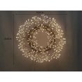 thumbnail image 2 of Wreath Hi-Line Gift Ltd, 61 cm, LED marrón, decoración de interiores, 2 of 6