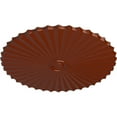 thumbnail image 3 of 47 5/8"OD x 2"P Shakuras Ceiling Medallion (For Canopies up to 6 1/2"), Hand-Painted Firebrick, 3 of 5