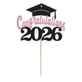 thumbnail image 1 of 18Pc 2026 Graduation Cupcake Toppers Class of 2026 Cupcake Topper Graduation Decorations Party Supplies Set,Decoration Kit,Balloon Set,Banner Set,Table Decor,Confetti,Party Favors,Event Accessories,P, 1 of 9